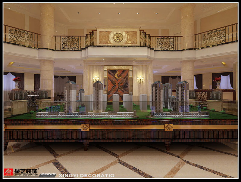 北海穗豐金灣售樓部沙盤設計效果圖片