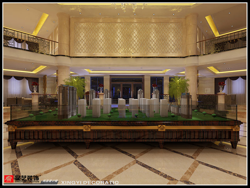 北海穗豐金灣售樓部沙盤設計效果第二張圖