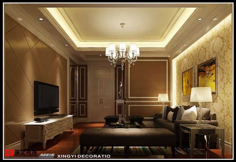 北海穗豐金灣售樓部VIP室設計效果第二張圖