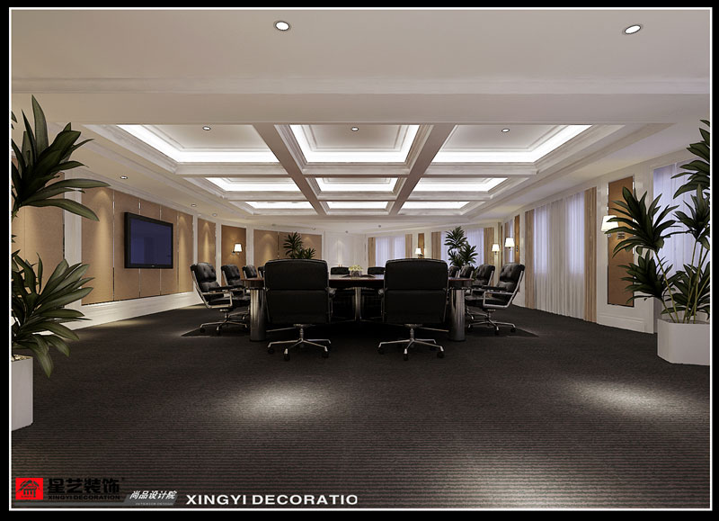 北海穗豐金灣售樓部會議室設計效果圖第二張