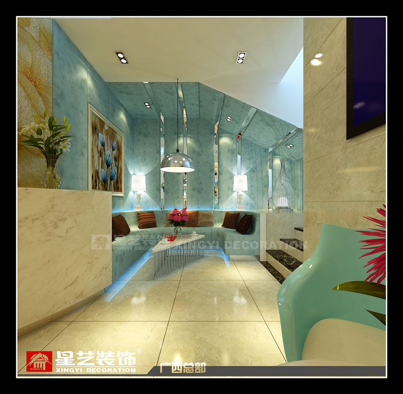 永都酒店裝修VIP區設計效果第一張圖