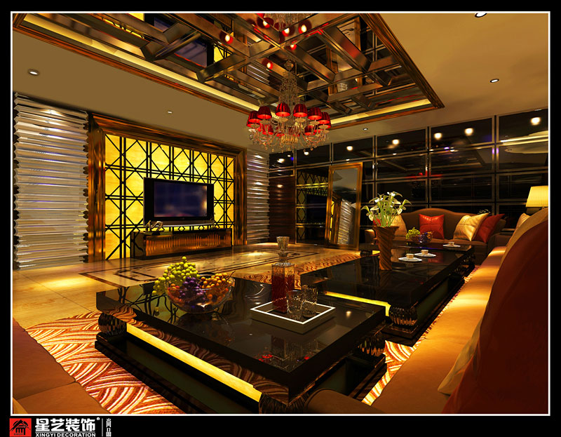 正菱酒店KTV包廂設計效果圖第一張