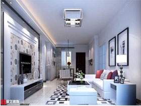 廣源國際社區140平裝修案例