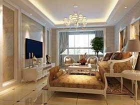 歐式風格客廳效果