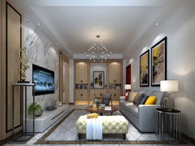 鳳嶺名筑香語(yǔ)郡120平裝修案例