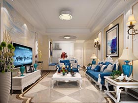 中海國際社區102平裝修效果圖