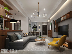 保利領(lǐng)秀前城108平裝修案例