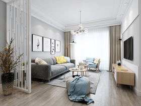 聯發君瀾98平裝修案例