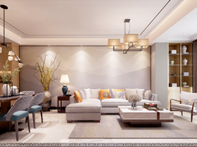 尚城街區90平裝修案例