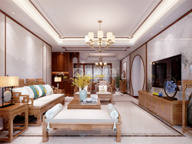 綠地中央廣場(chǎng)150平裝修案例