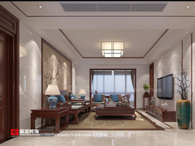 綠地中央廣場(chǎng)145平裝修案例