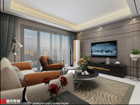 綠地中央廣場(chǎng)143平裝修案例