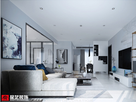 綠地中央廣場(chǎng)140平裝修案例