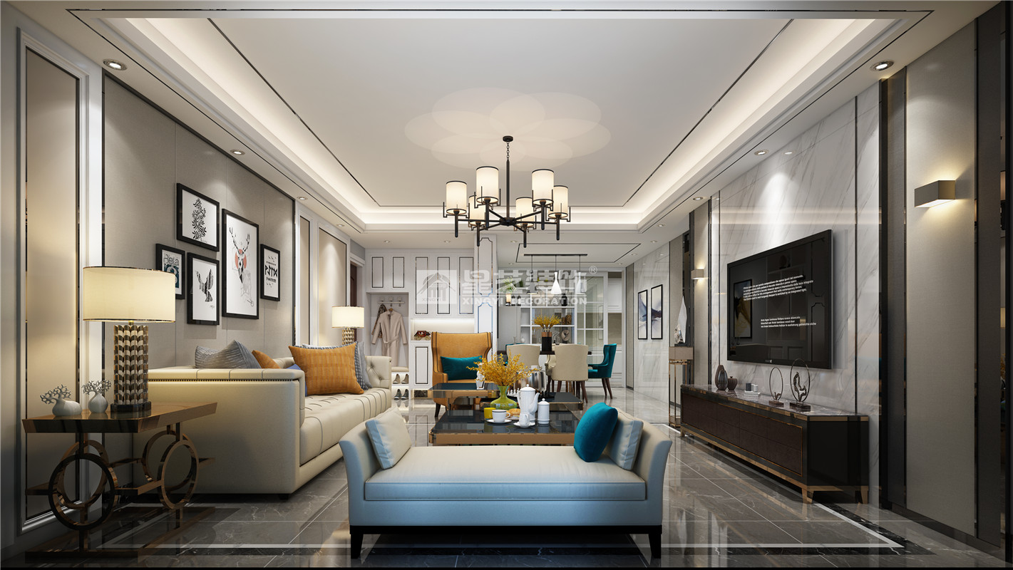 天龍小區140平裝修案例