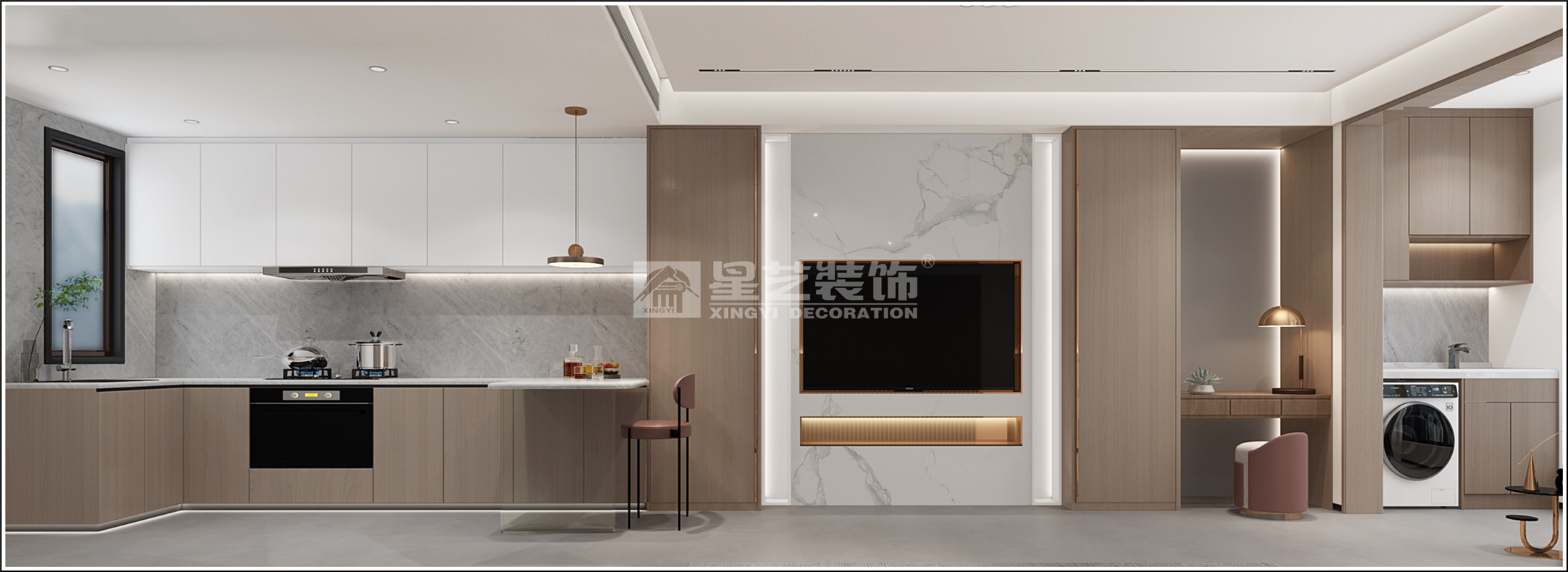 嘉和城溫莎小鎮52平裝修案例