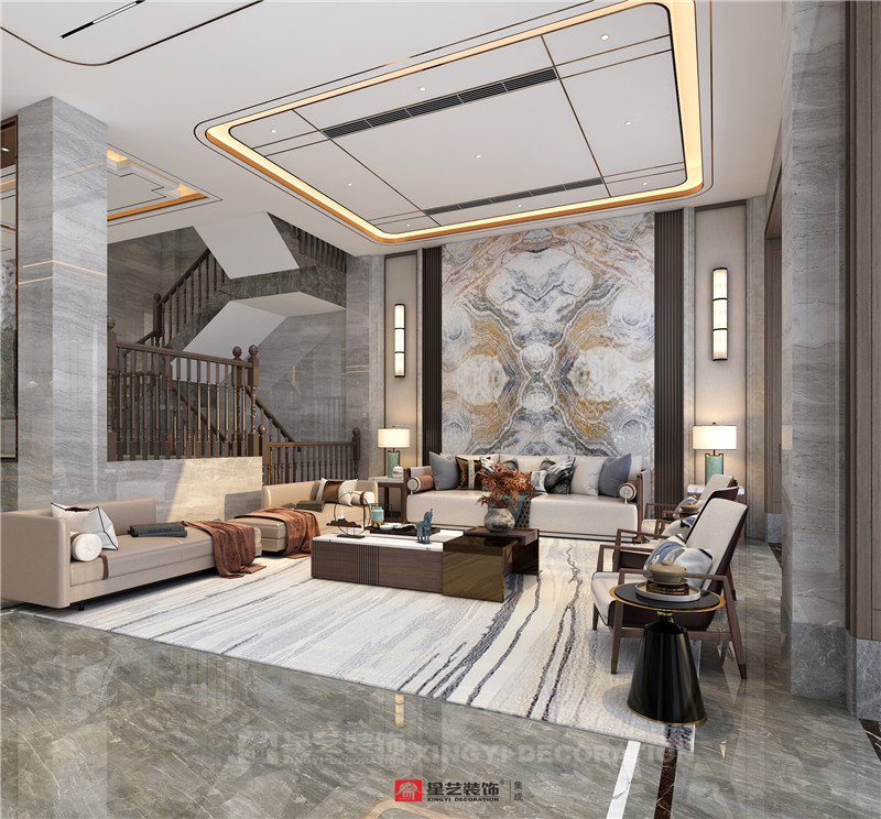 香語郡590平別墅裝修案例